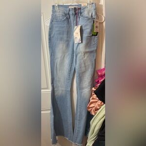 NWT YMI BLUE FLARED JEANS